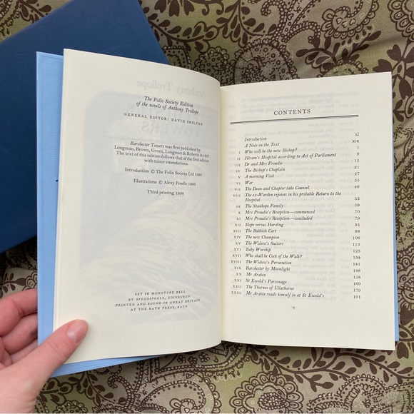Barchester Towers by Anthony Trollope. Folio Society 1998 Hardcover Edition - Picture 13 of 14